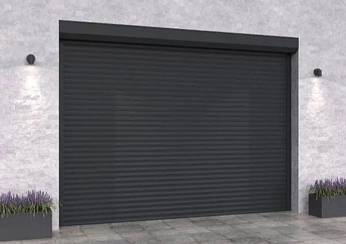 Рулонные ворота для гаража Алютех Trend с алюминиевым профилем PD/77 и высокой защитой от взлома с доставкой в Ялте 